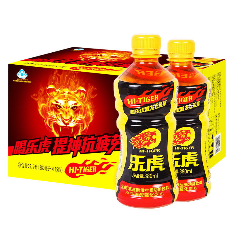 乐虎维生素功能饮料380ml15瓶整箱视频