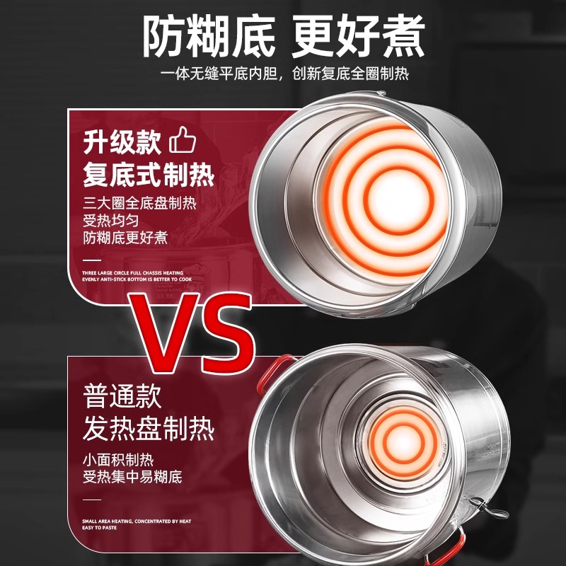 保温锅80L无龙头|实际装水:72L(升)功率:3800W|16A三芯插头电压:220V 单位:个高清大图