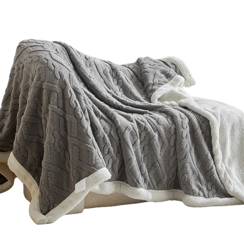 铭思沃毛毯100*150cm条高清大图