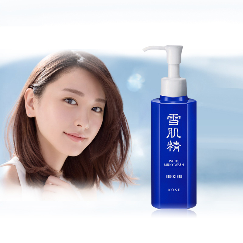KOSE高丝雪肌精 靓白洗颜乳洁面乳洗面奶 140ml 保湿补水清透控油平衡 各种肤质通用