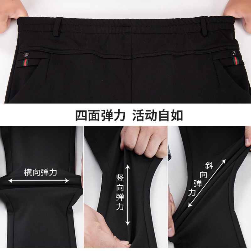 迪鲁奥(DILUAO)中年女裤春装高腰妈妈裤子2021新款春秋老年人常规中老年女裤