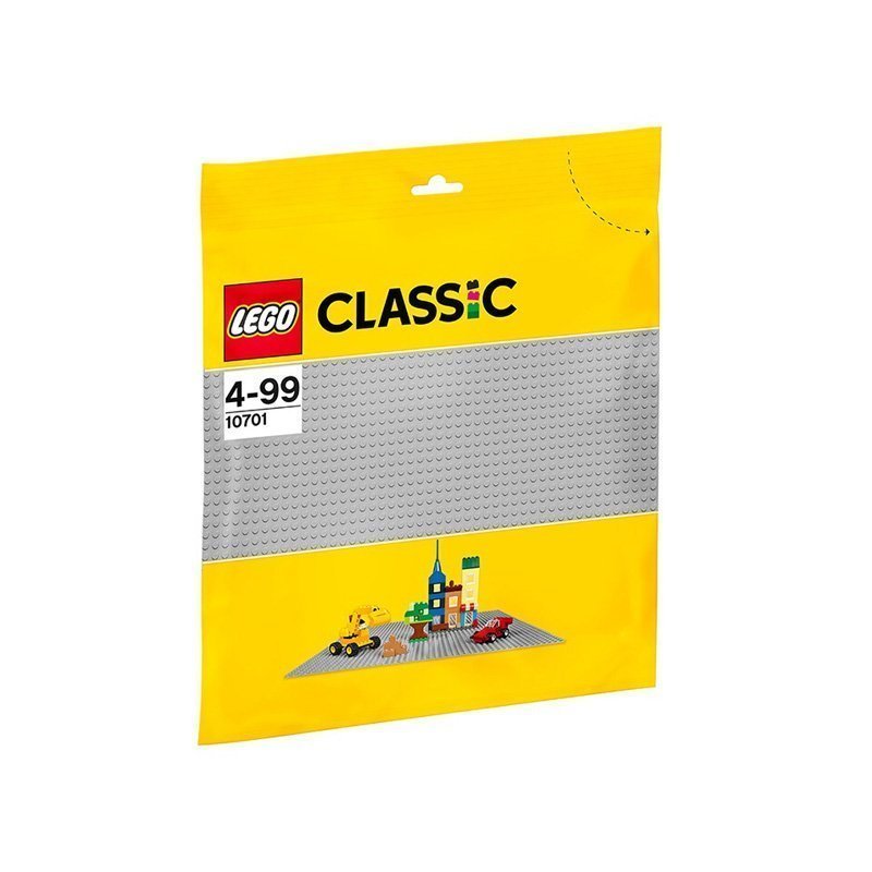 乐高(LEGO)经典系列 经典创意灰色底板 10701 4-99岁 拼装积木配件 塑料 200块以上