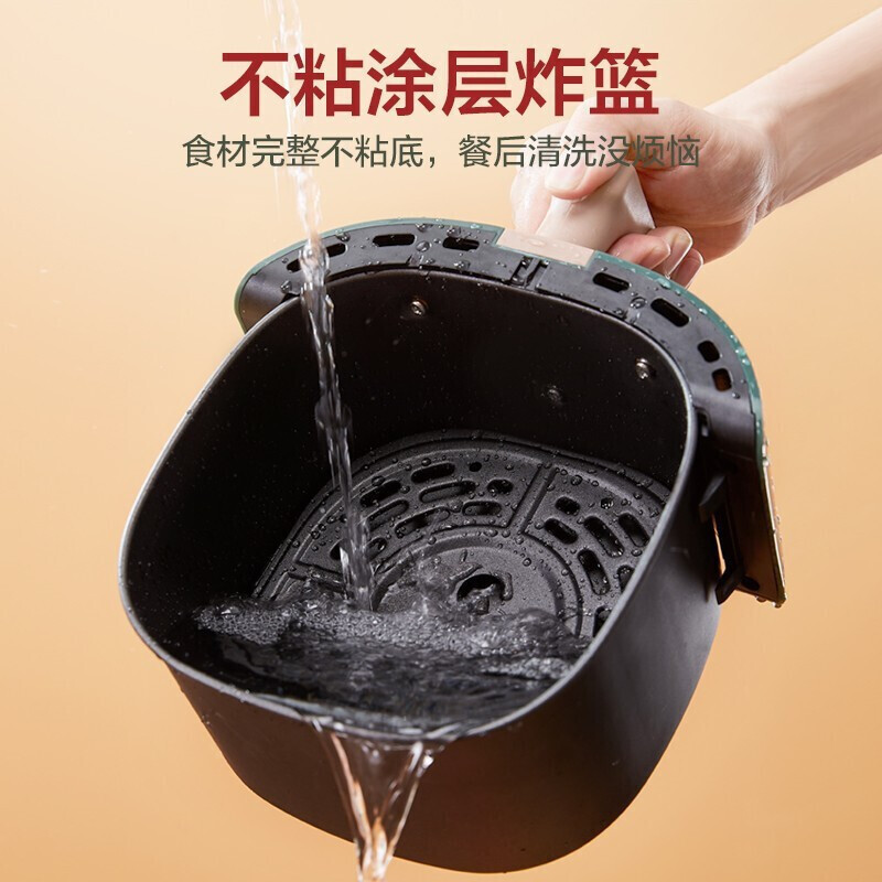 美的(Midea)空气炸锅家用新款多功能无油空气炸锅大容量薯条机MF-KZ30E201(KZ30E3L)