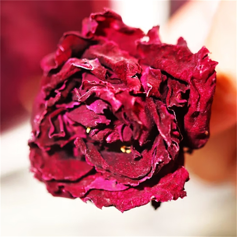 平阴玫瑰花冠茶重瓣干玫瑰非特级山东花冠茶大朵墨红玫瑰官方旗舰店9260高清大图