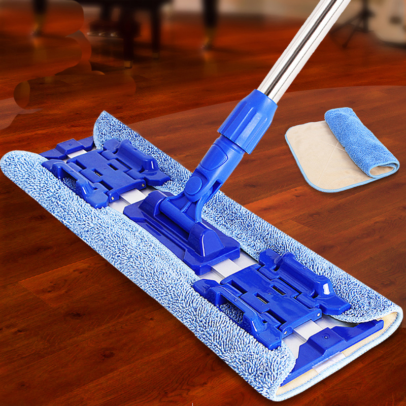 世家 随心通(平板拖把)送替换拖布一拖净家用平板夹毛巾木地板平拖墩布高清大图