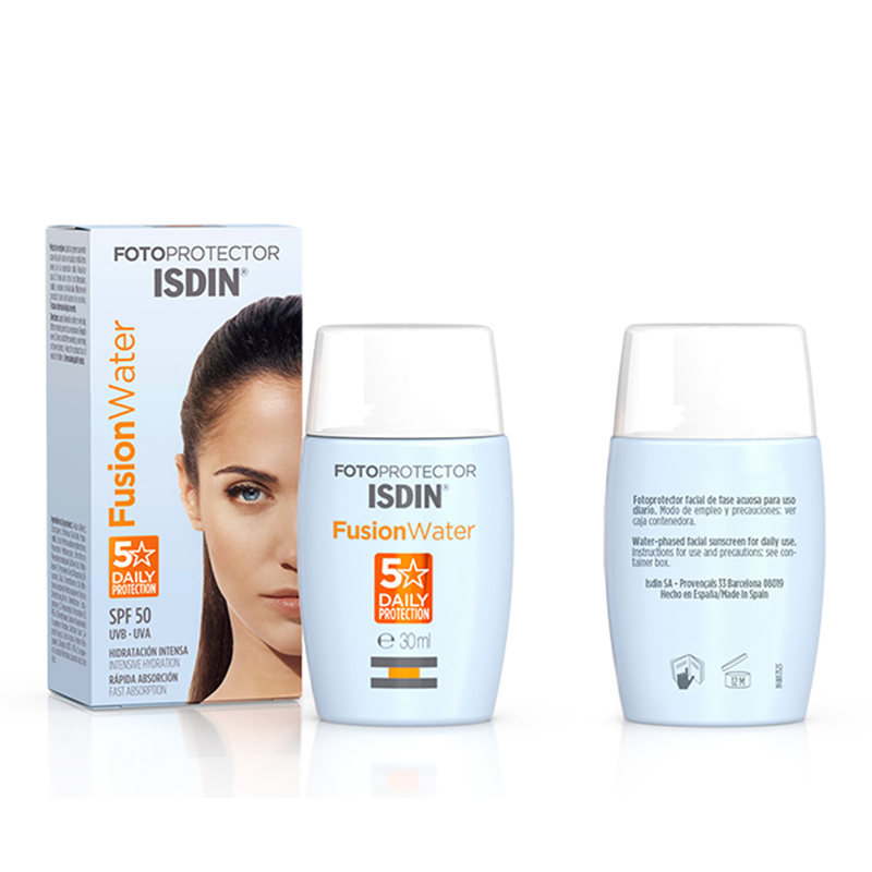 怡思丁(ISDIN)防晒霜孕妈水乳防晒液防晒乳隔离紫外线 SPF50+ 30ML