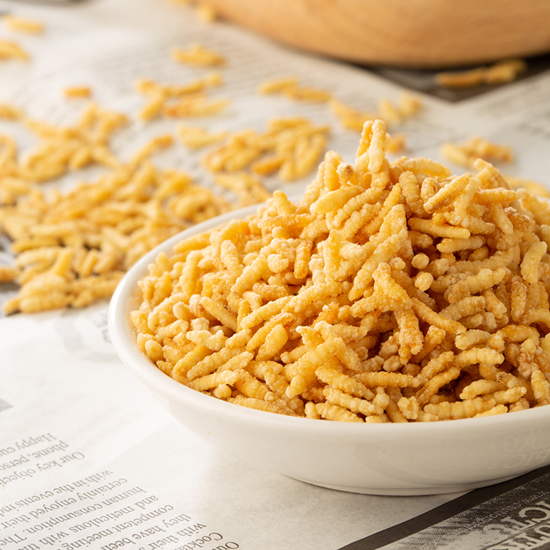 [19.9任选10件]刻凡炒米60g/袋袋装休闲办公室小吃炒米怀旧解馋网红小零食高清大图