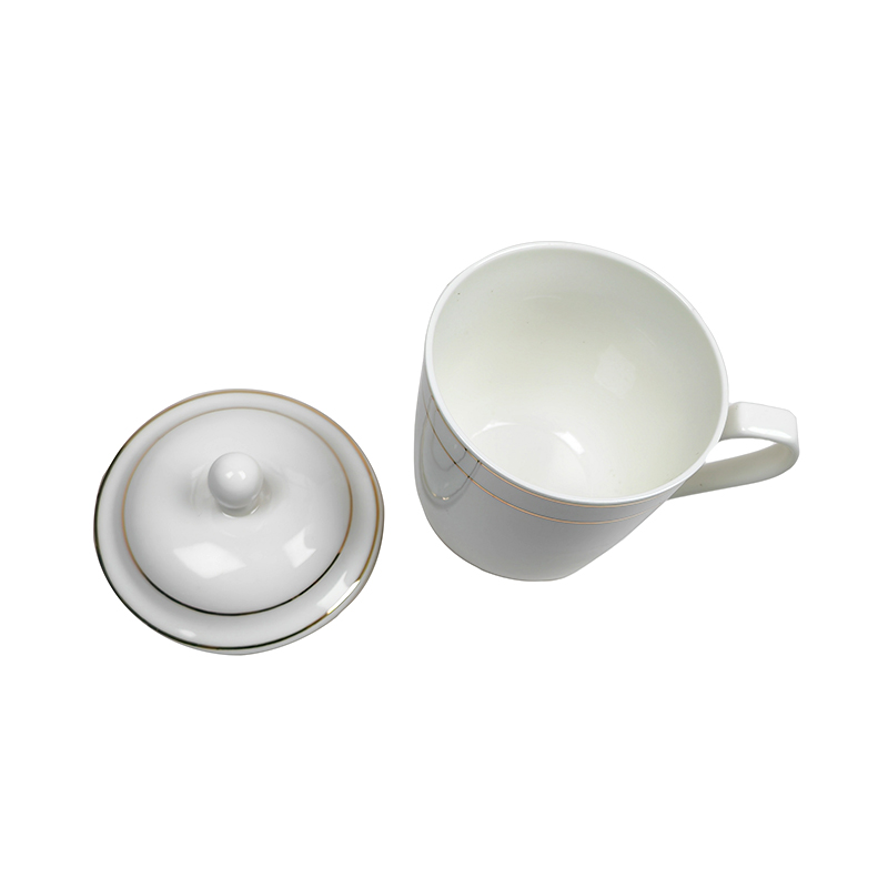 兰雅昀 陶瓷会议杯茶水杯400ml DG-792 个高清大图
