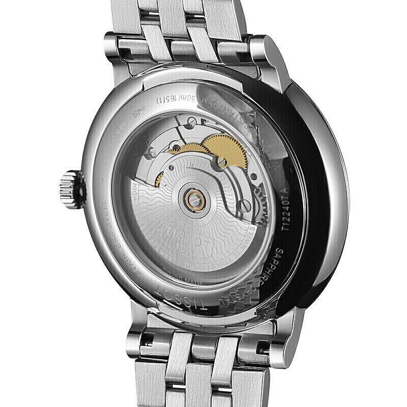 天梭(TISSOT)卡森臻我系列钢带机械男表T122.407.22.033.00图片