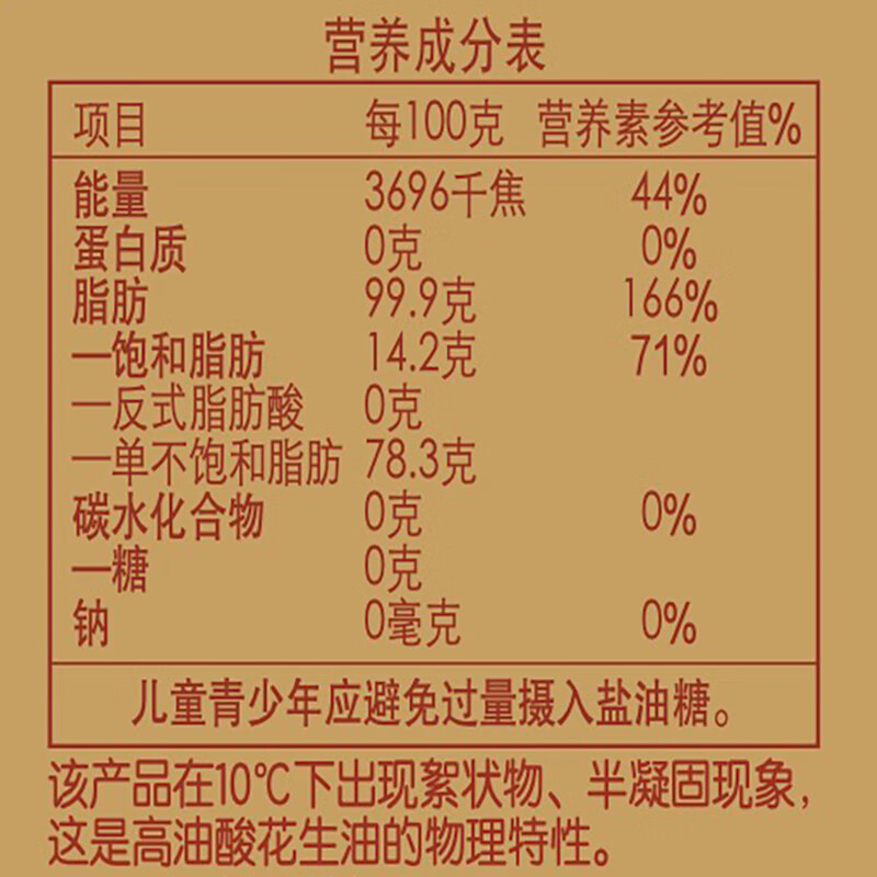 鲁花一级压榨花生油0.75L瓶装国产食用油营养健康厨房烹饪优选高清大图