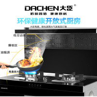 大臣集成灶JJZT-900B1侧吸下排抽油烟机燃气灶消毒柜套装家用一体灶