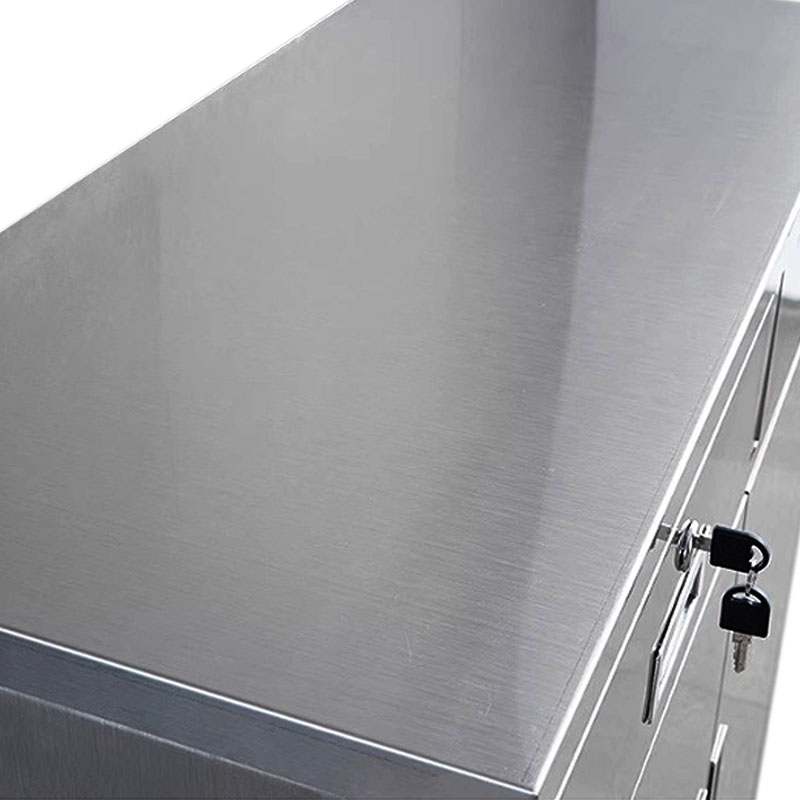 戌林 不锈钢矮柜二斗下节/台高清大图