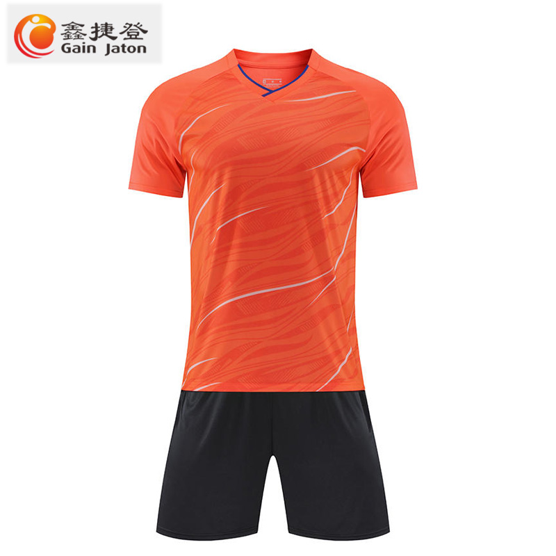 鑫捷登 排汗吸湿舒适运动足球服AGRY-WDZ1219 1套高清大图