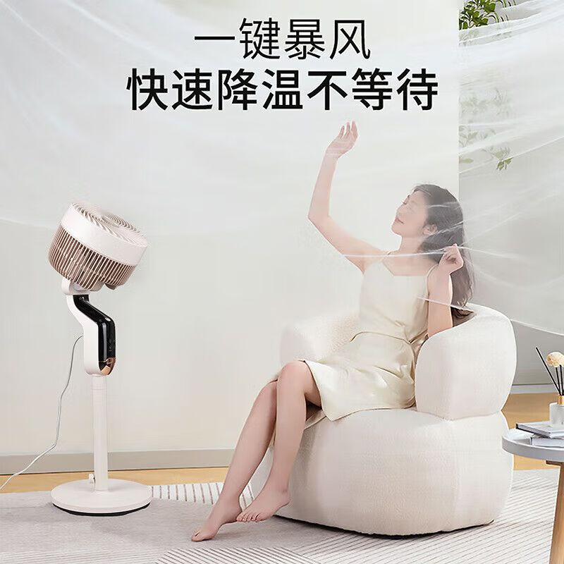 艾贝丽 360°语音智能空气循环扇ABL-FS2102高清大图