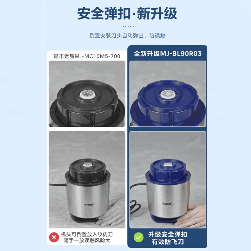美的绞肉机MJ-BL90R03高清大图