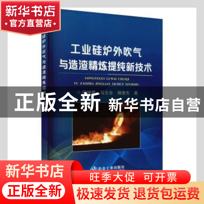 正版 工业硅炉外吹气与造渣精炼提纯新技术 伍继君,马文会,魏奎