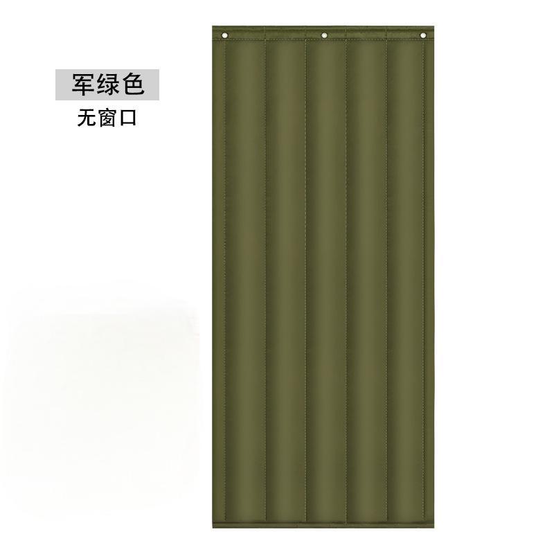 匹牧 PM-ML-0001 加厚棉门帘 军绿色 无窗 宽0.8*高2.2米 单位:件