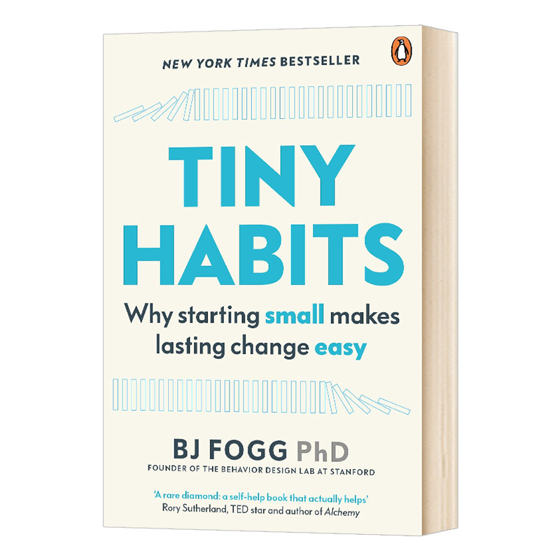 福格行为模型 [正版]华研原版 福格行为模型 微习惯: 改变一切的小变化 Tiny Habits 进口英文原版 英语书籍高清大图