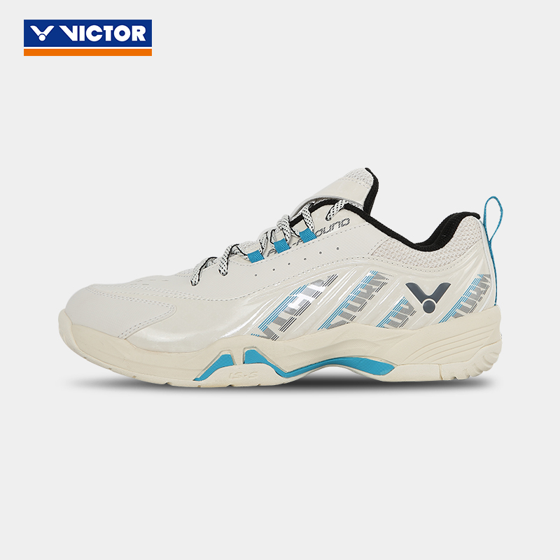 VICTOR/威克多 羽毛球鞋全面类球鞋进阶级稳固止滑U2.5标准楦STORM风暴 L（暖白） 39码