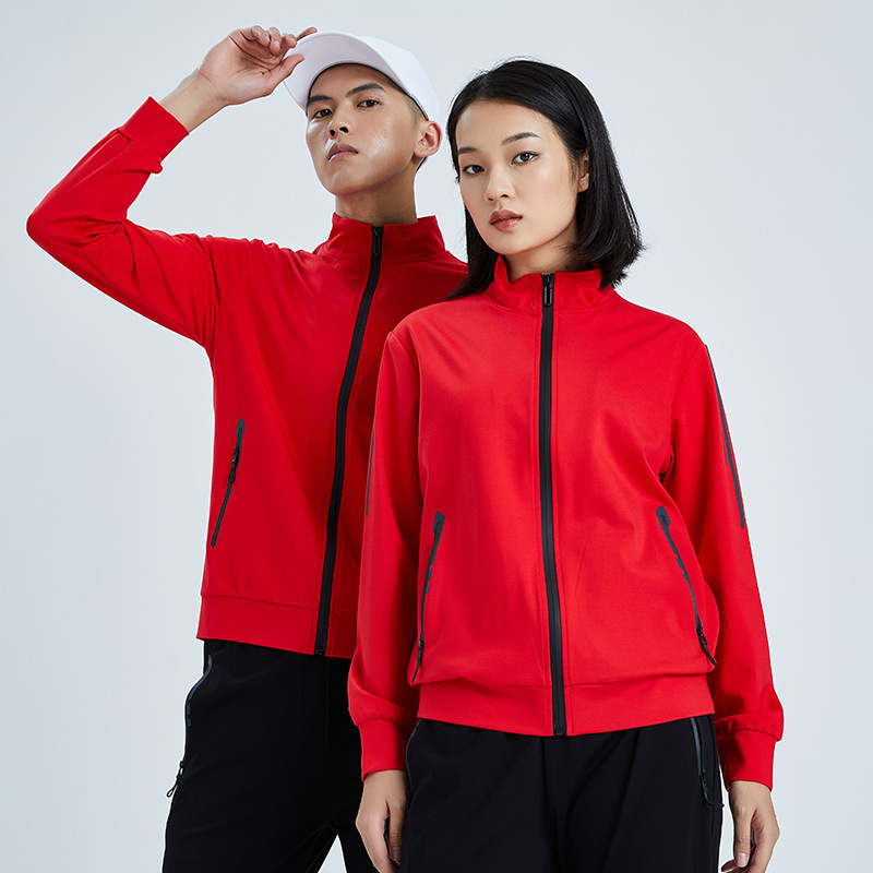 妖艺秋新款七彩反光运动套装男女通码卫衣卫裤套服弹力透气运动服潮