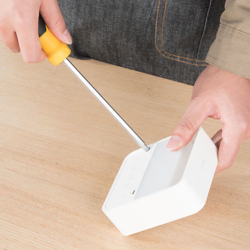 得力(deli)橡胶柄两用螺丝刀批十字一字双头起子改锥6*150mm DL626150S 6个起订图片