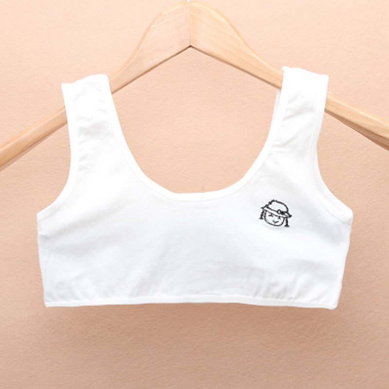 女童小背心9女生10内衣11发育期812岁裹胸中大童学生儿童2017新品春