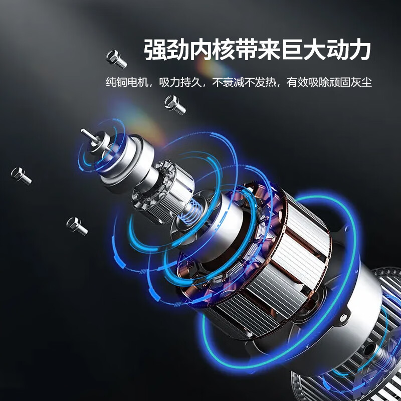 美旅车载吸尘器手持无线汽车大吸力家用强力便携家用两用车载神器 有刷电机(基础款)AT-1015高清大图