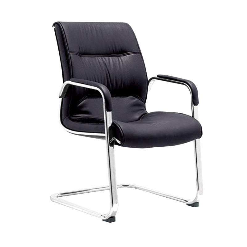 臻远 ZY-7465办公椅皮椅弓形椅职员椅会议椅弓形椅 西皮