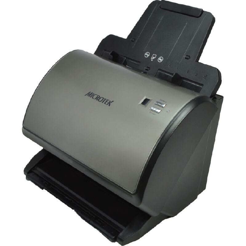 MICROTEK FileScan 3125c 中晶CCD馈纸式A4彩色大容量双面高速扫描仪自动进纸高清照片身份证家用办