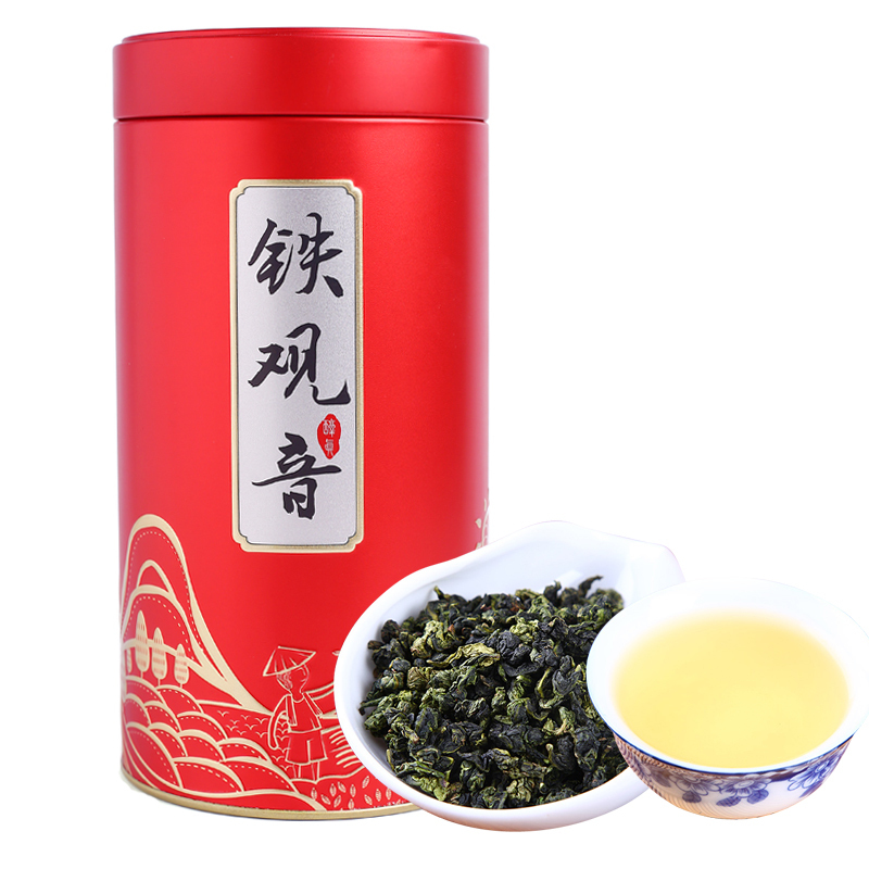 春逸茗茶 特级浓香型铁观音茶叶乌龙茶安溪铁观音礼盒装新茶258g