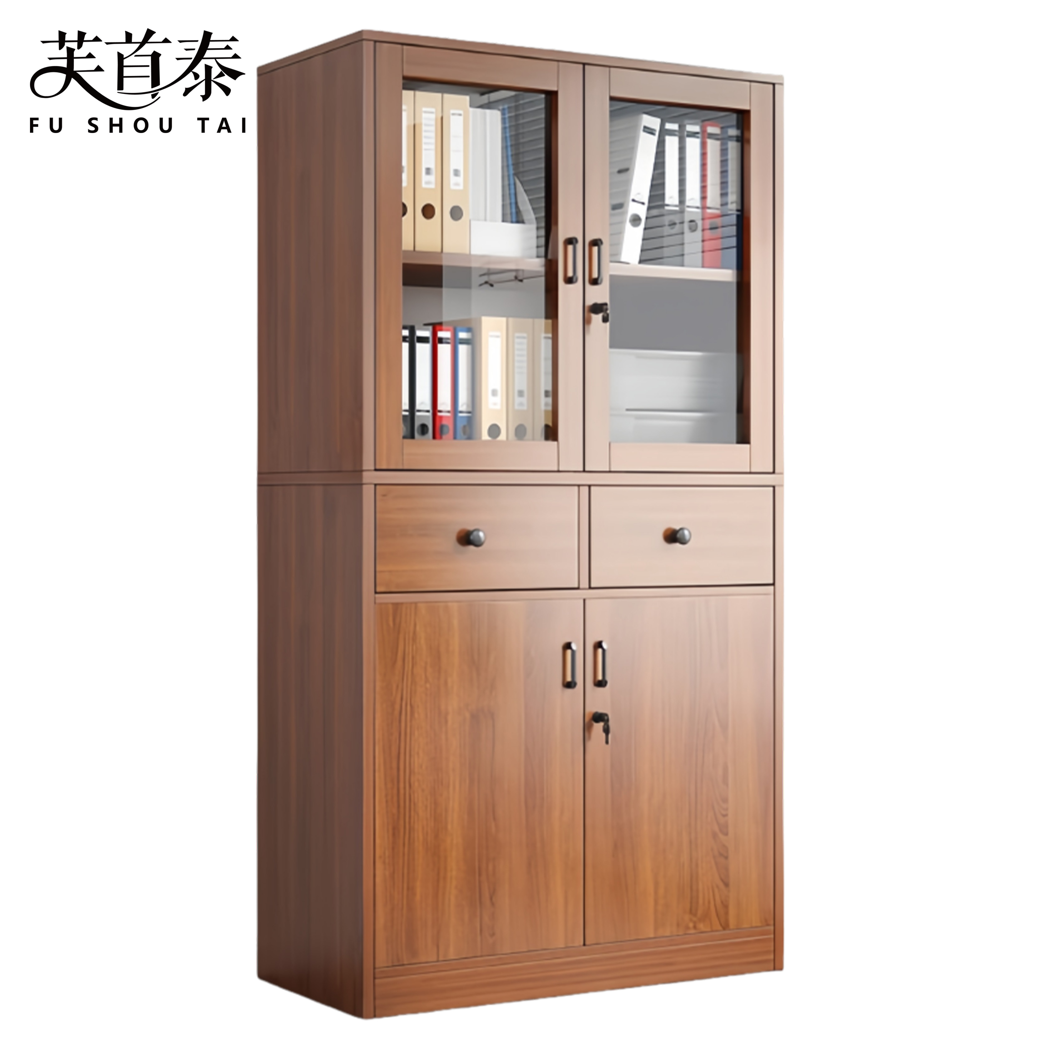 芙首泰档案柜四门两抽800*300*1800mm个高清大图