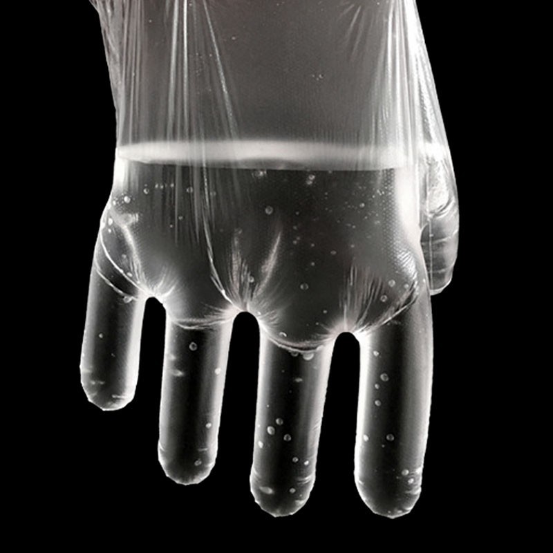 冰禹 一次性手套 BYA-457 PE 均码 透明 1000只 1包高清大图