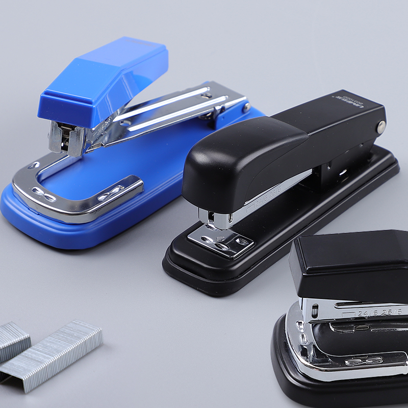 订书机学生用办公多功能中缝骑马钉装订用品中号可旋转手动定钉订书机