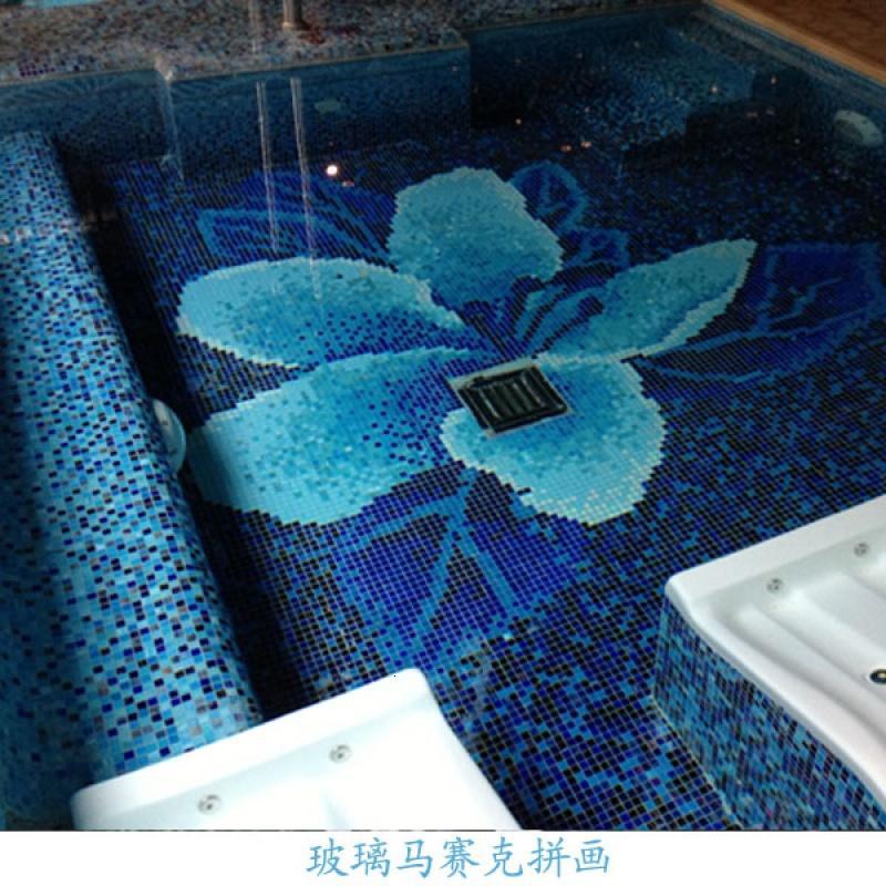 壹德壹瓷砖配套辅材型号马赛克陶瓷玻璃瓷砖拼画泳池图案定制水池剪画卫生间背景墙防滑壹德壹 价格图片品牌报价 苏宁易购卓措家装专营店