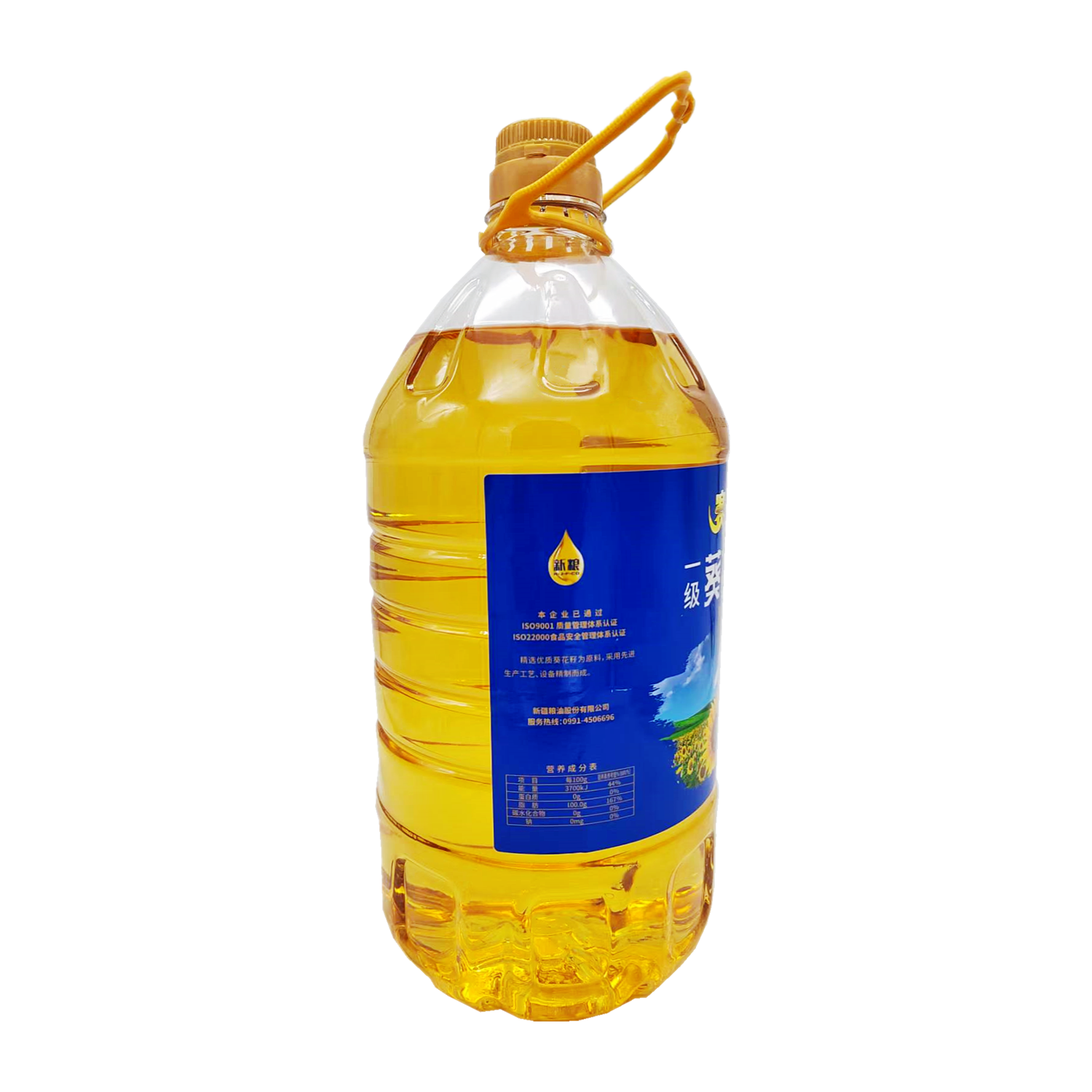 赛里木一级葵花籽油5L 物理压榨 充氮保鲜 清爽少油烟 家庭首选高清大图