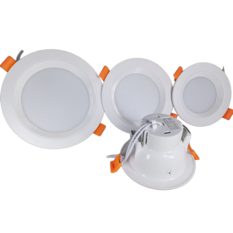 嵌入式感应筒灯 声光控筒灯-塑料壳9W4寸(开孔108-115mm)高清大图