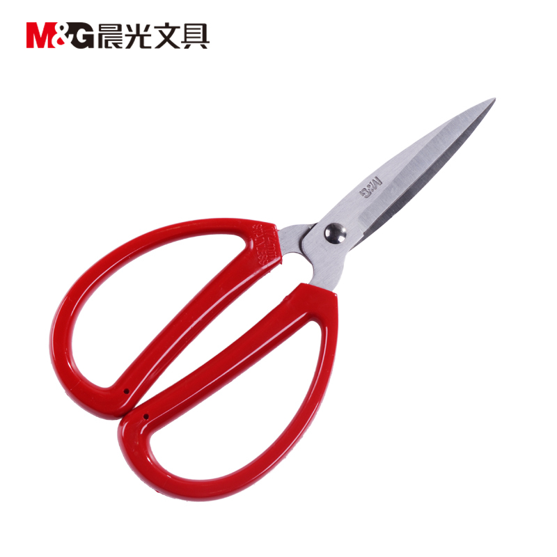 晨光传统使用方便剪刀170mm5个/件 ASS91387 红色