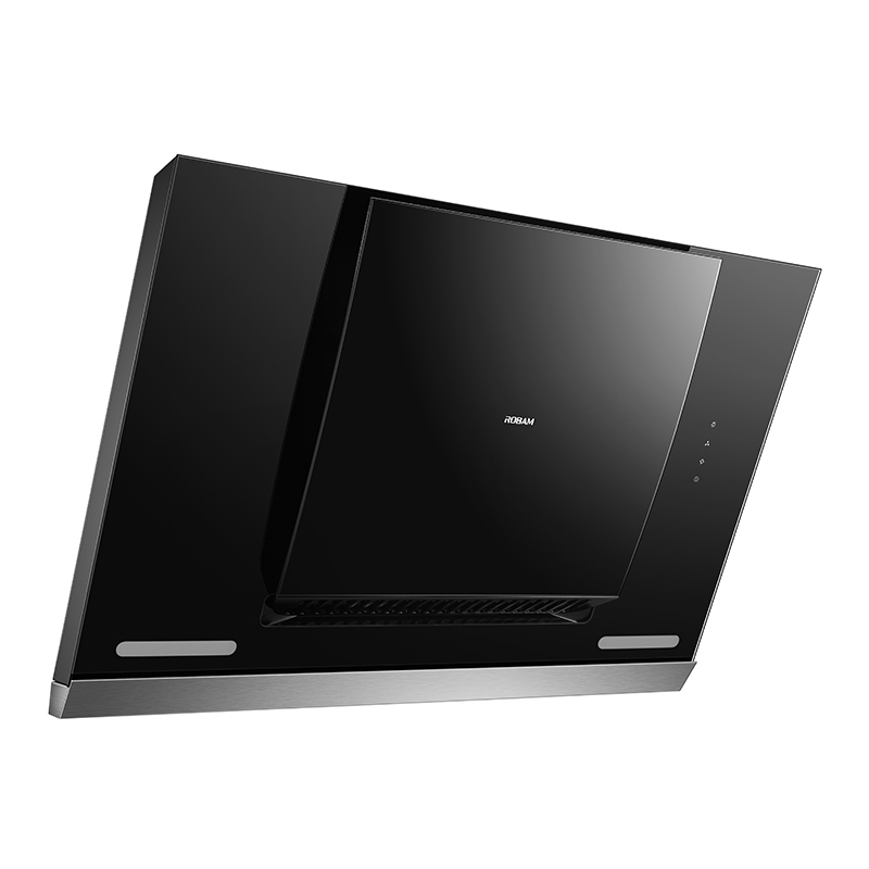 老板(robam)20立方大吸力吸油烟机cxw-220-5111 黑晶玻璃面板