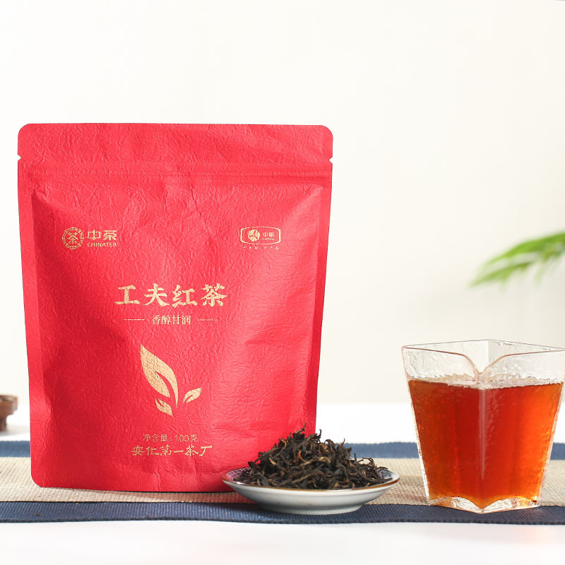 中茶工夫红茶100g湖红 袋装茶叶2020新茶