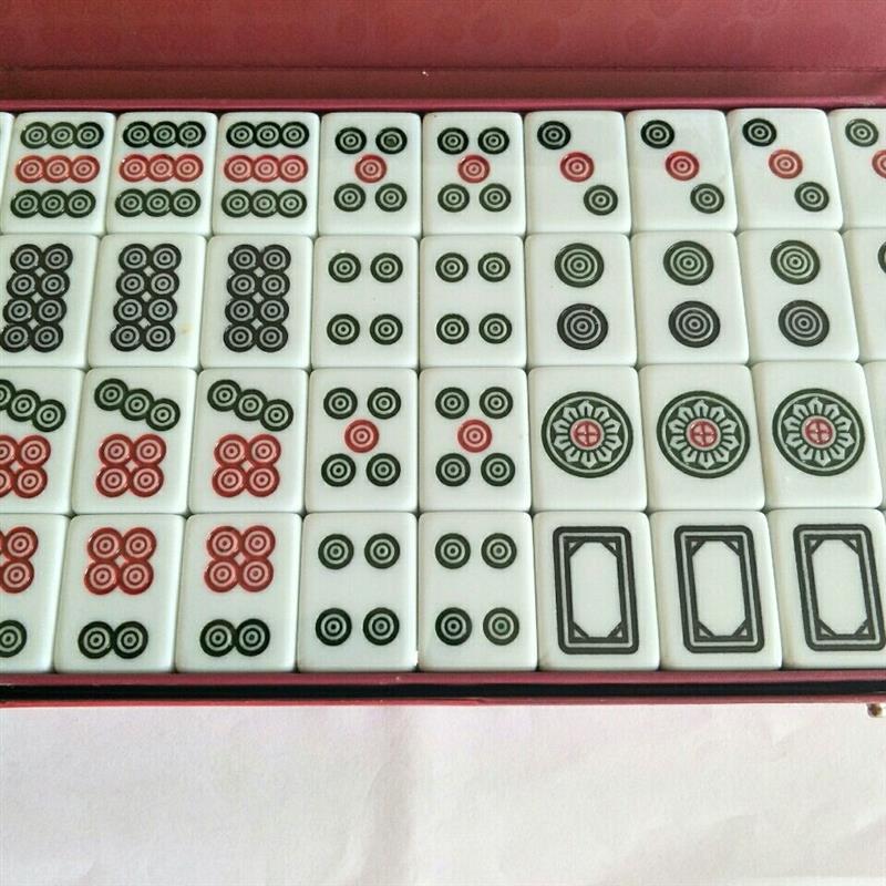 筒子工 二八杠 斗牛 麻将 筒子功|黄色 34#筒子工40张(筒 白板)