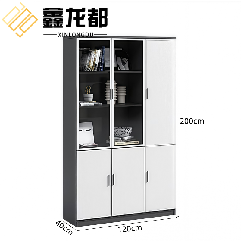 鑫龙都书柜文件柜 文件柜1.2m台 40cm宽