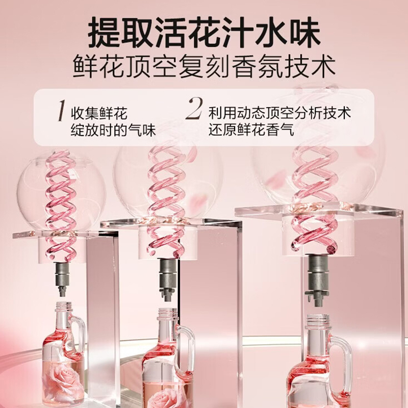 绽家 繁花香氛洗衣液 无花果奶檀1L 除菌护色持久留香高清大图