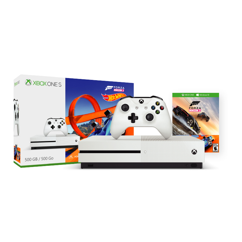 Xbox One S Forza Horizon 3 Hot Wheels 主機套裝 (500GB)