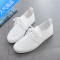SUNTEKddoo夏季薄款透气小白鞋女款2023新款夏款镂空休闲运动球鞋护士鞋