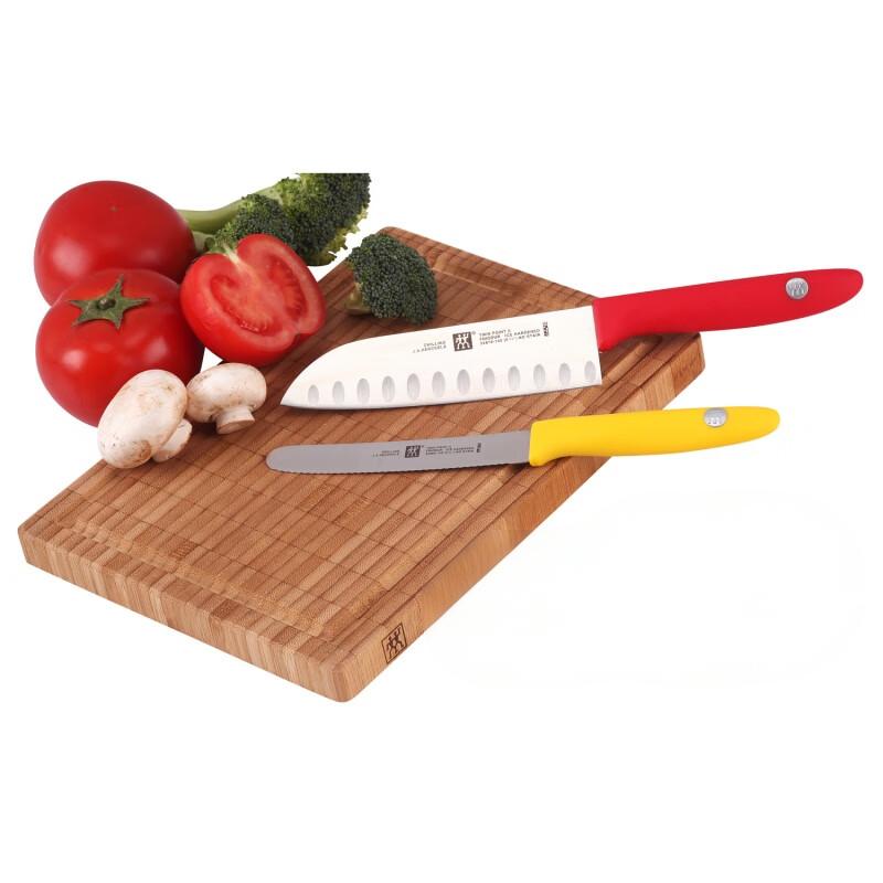 双立人(ZWILLING)家用刀具套装切菜切肉enjoy彩色刀具三件套1012431