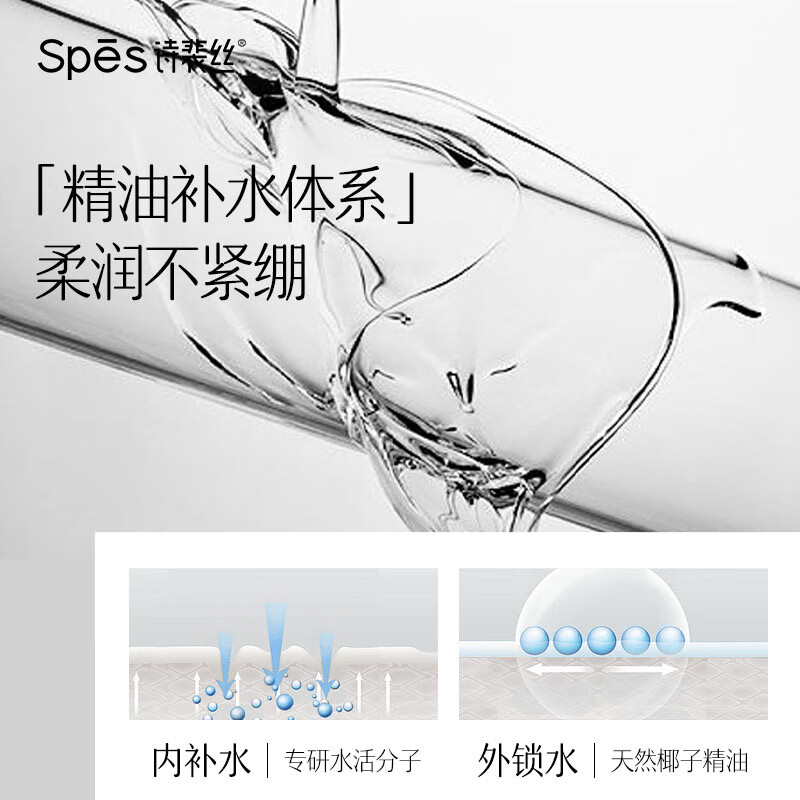Spes诗裴丝氨基酸精油帐中鹅梨香氛沐浴露500ml高清大图