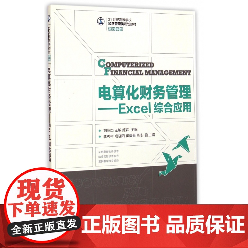 电算化财务管理--Excel综合应用(21世纪高等学校经高清大图