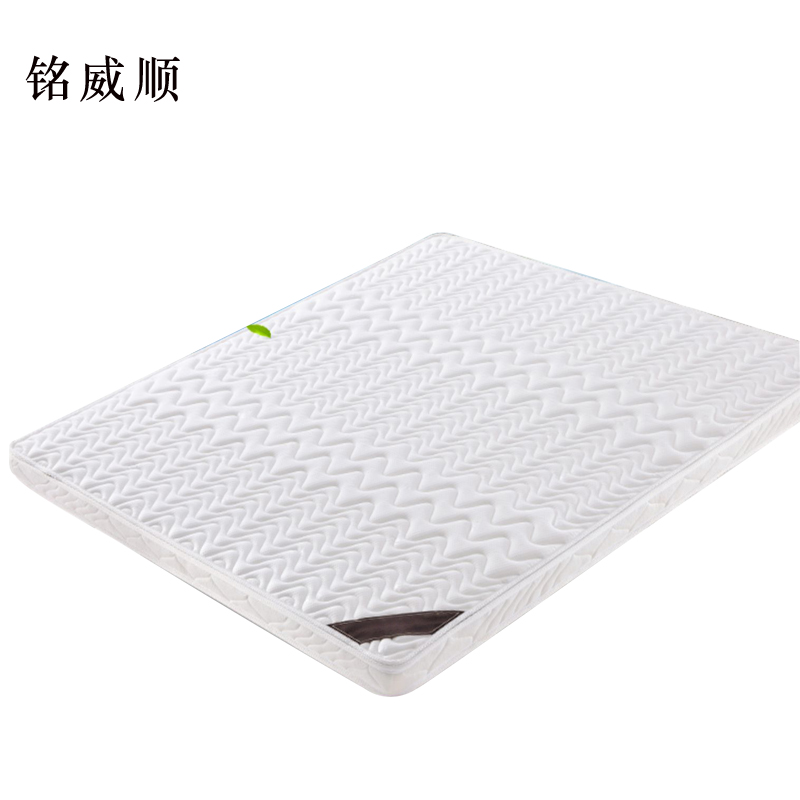 铭威顺椰棕床垫家用棕垫B10cm厚(防螨针织+2cm乳胶+0胶水天然椰棕)900mm*2000mm高清大图