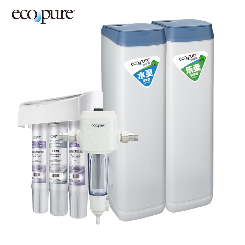 怡口怡可飘全屋净水家用净水器尊享套餐ro75xepsf04meps603epwhf703