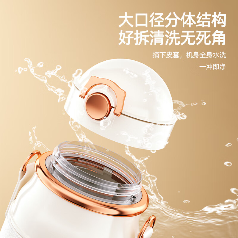 迈卡罗 迪士尼联名 榨汁机 小型多功能搅拌机 家用便携迷你宝宝料理机 DS-0810GZ (米奇白)高清大图